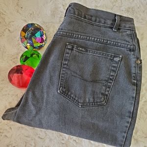 C.H.I.C. Faded black high rise Mom jeans Sz.14 From The 80s